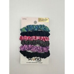 Scunci The Original Scrunchie Hair Ties Accessories for‎ Women (6 Pcs)